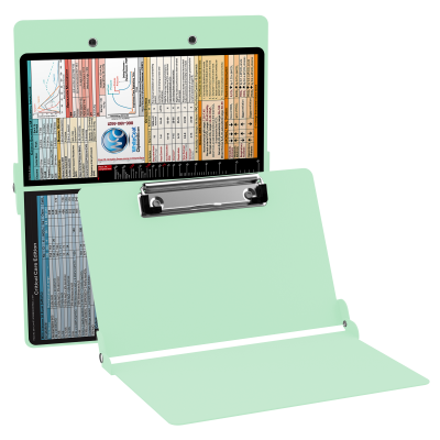 WhiteCoat Clipboard® - Mint Critical Care Edition